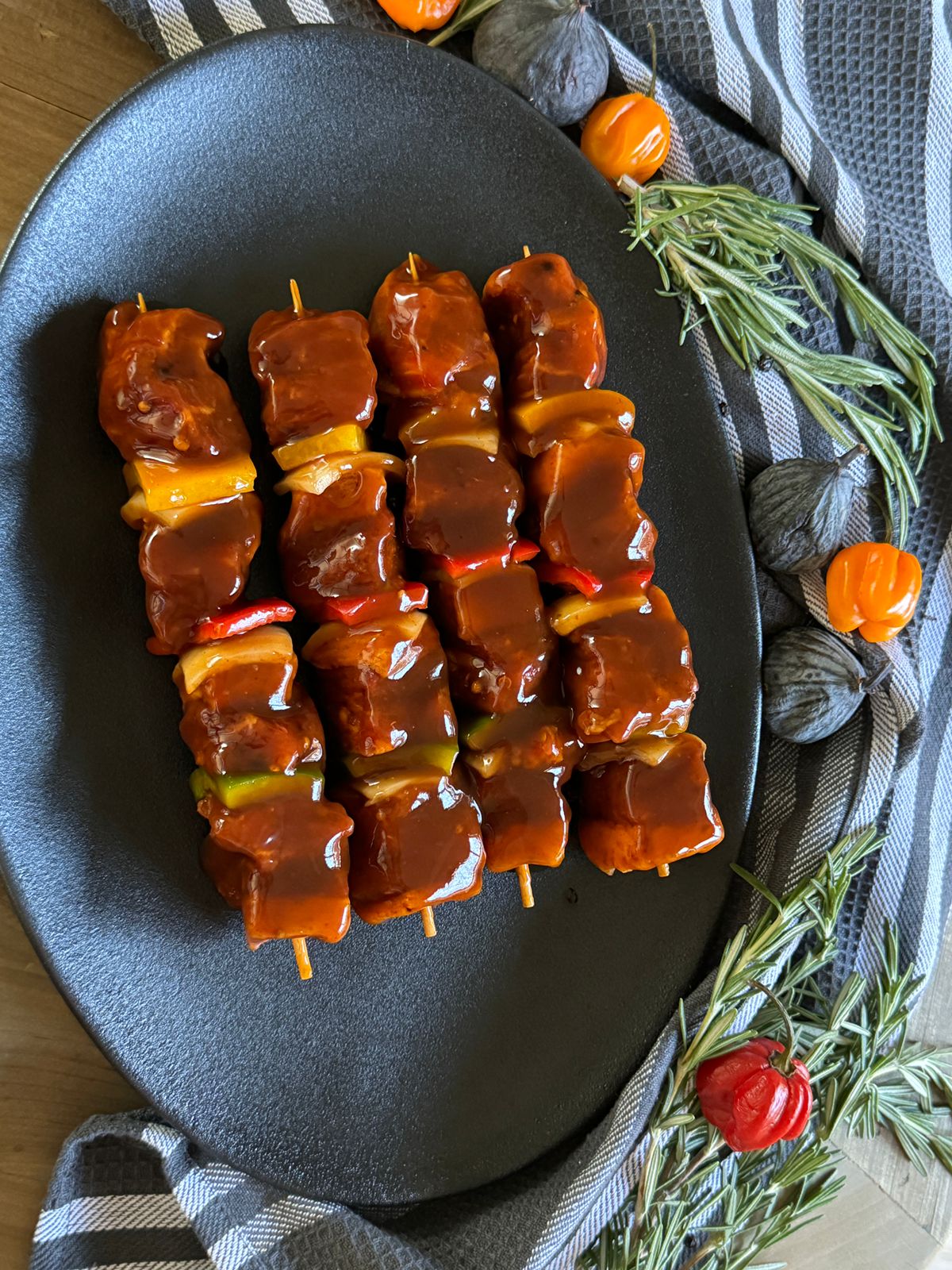 Beef Rump Sosaties (Sweet and Sticky)