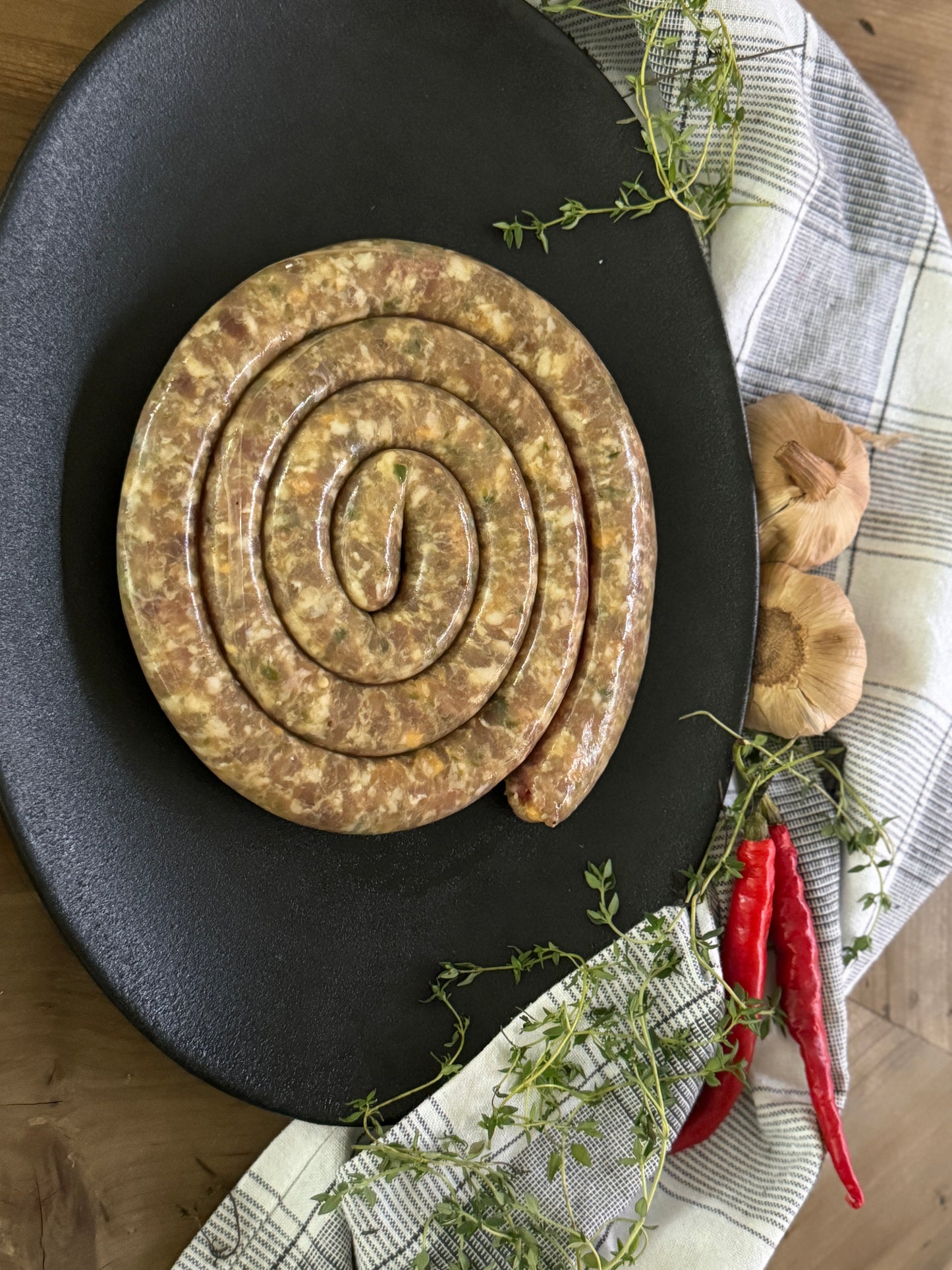 Ongerookte Jalapeño Kaaswors (Hyt 'n Byt)