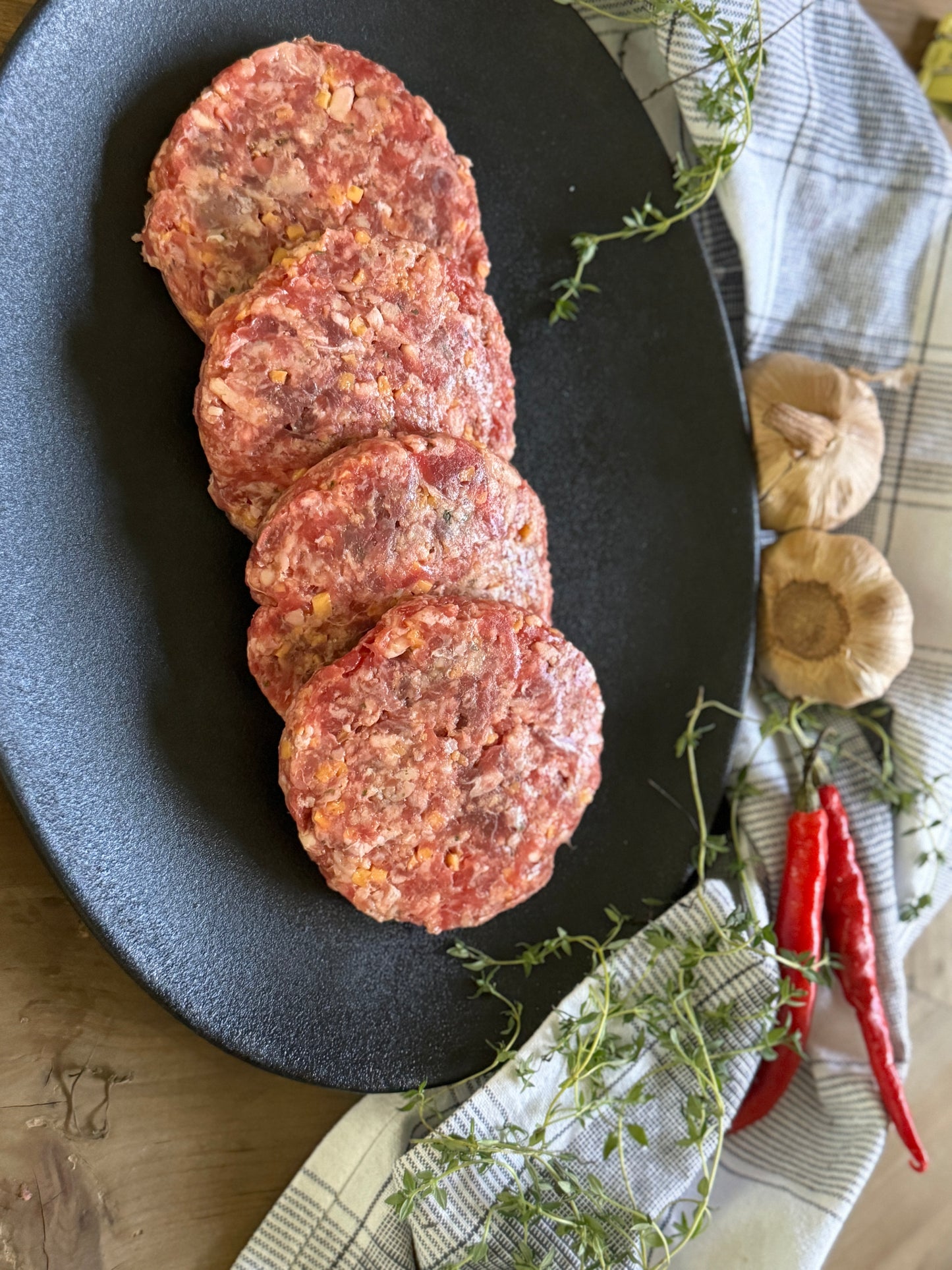 Beef Cheese Patties