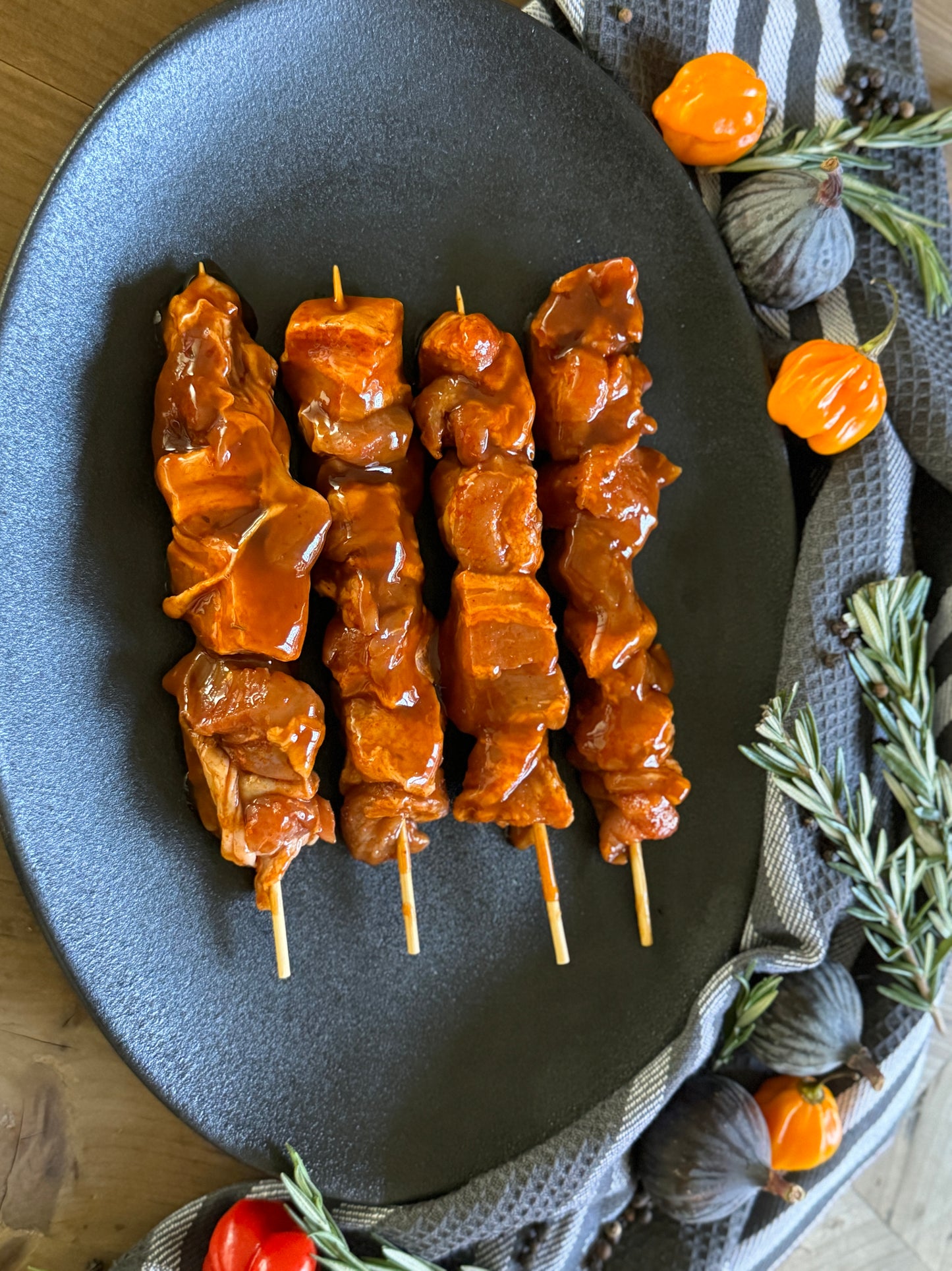 Pork Sosaties (Sweet & Sticky)