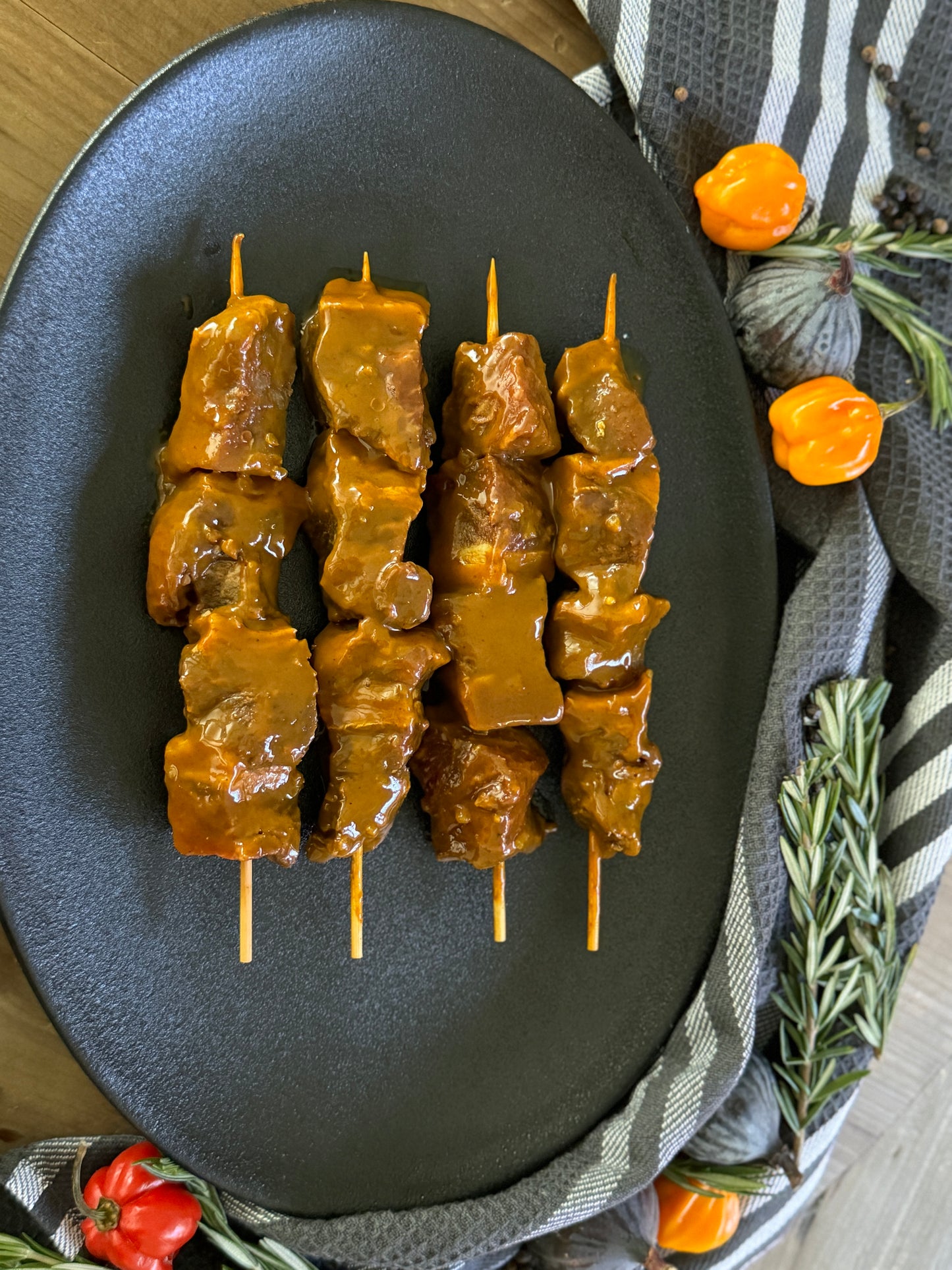 Beef Rump Sosaties (Curry)